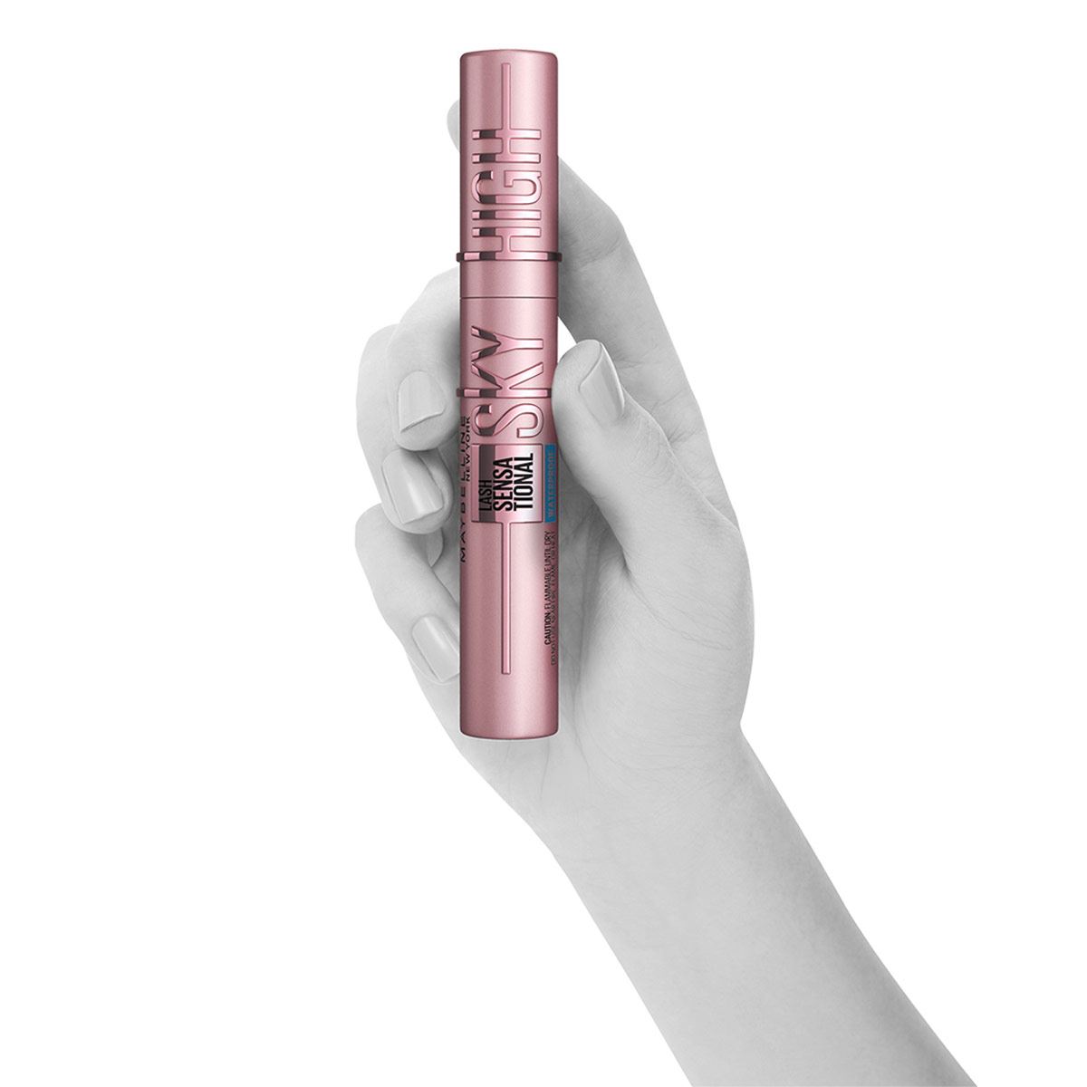 Mascara para pestañas lash sensational sky high a prueba de agua, de Maybelline New York