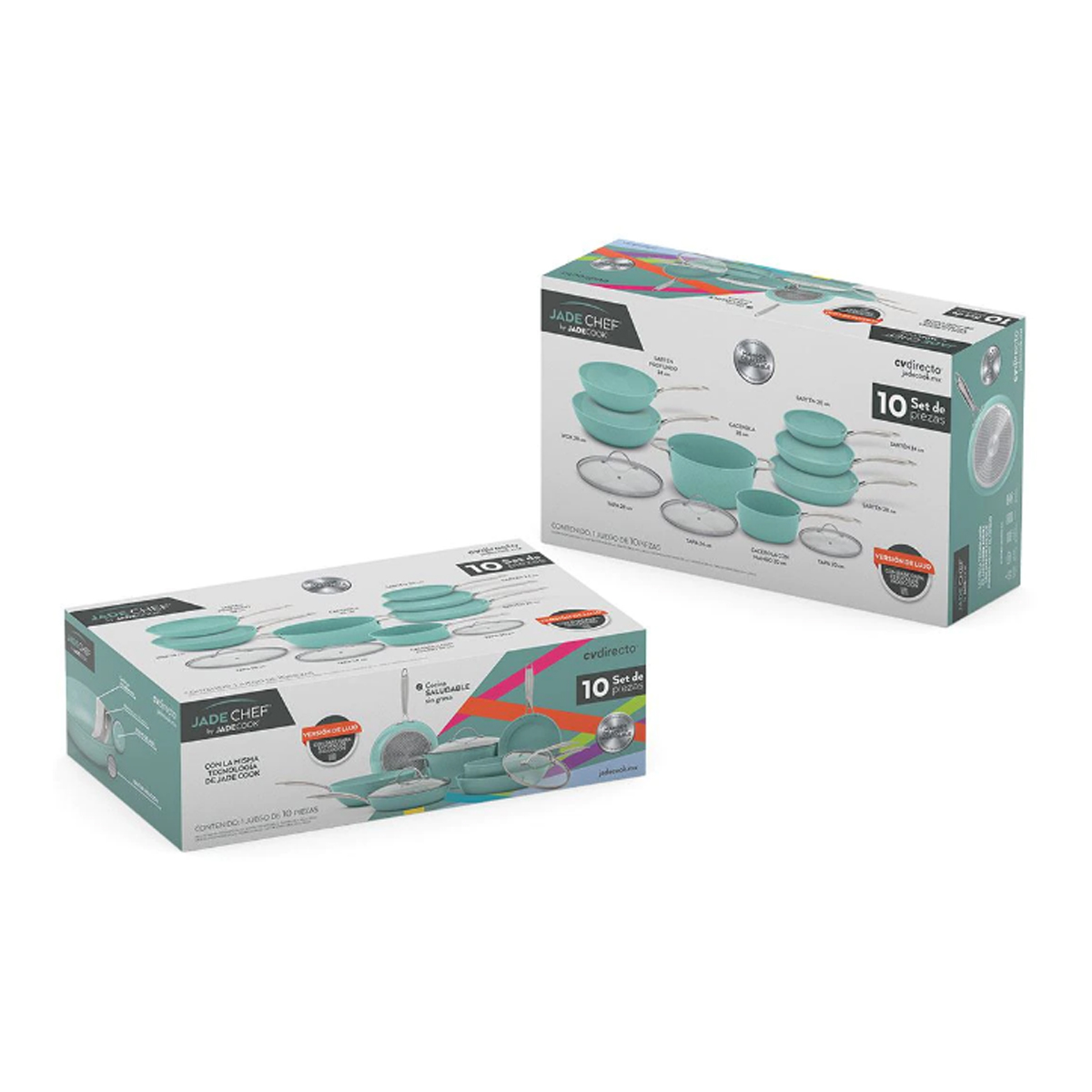 Batería De Cocina Jade Chef 10pzs. By Jade Cook C0192-00