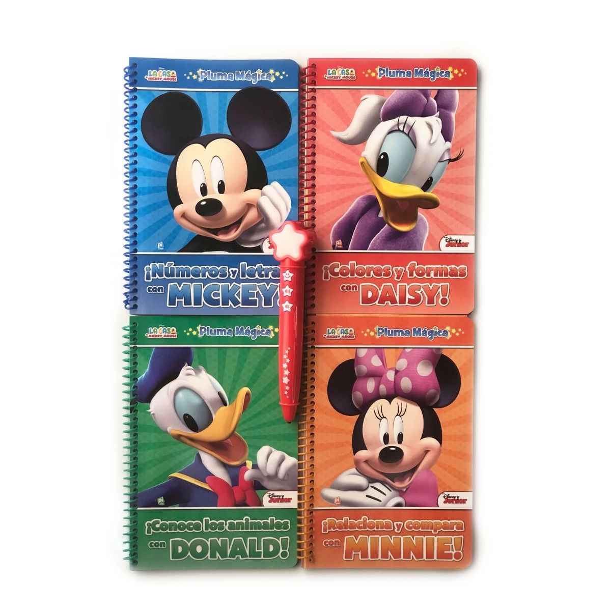Pluma Mágica De Lujo Mickey Con Libros