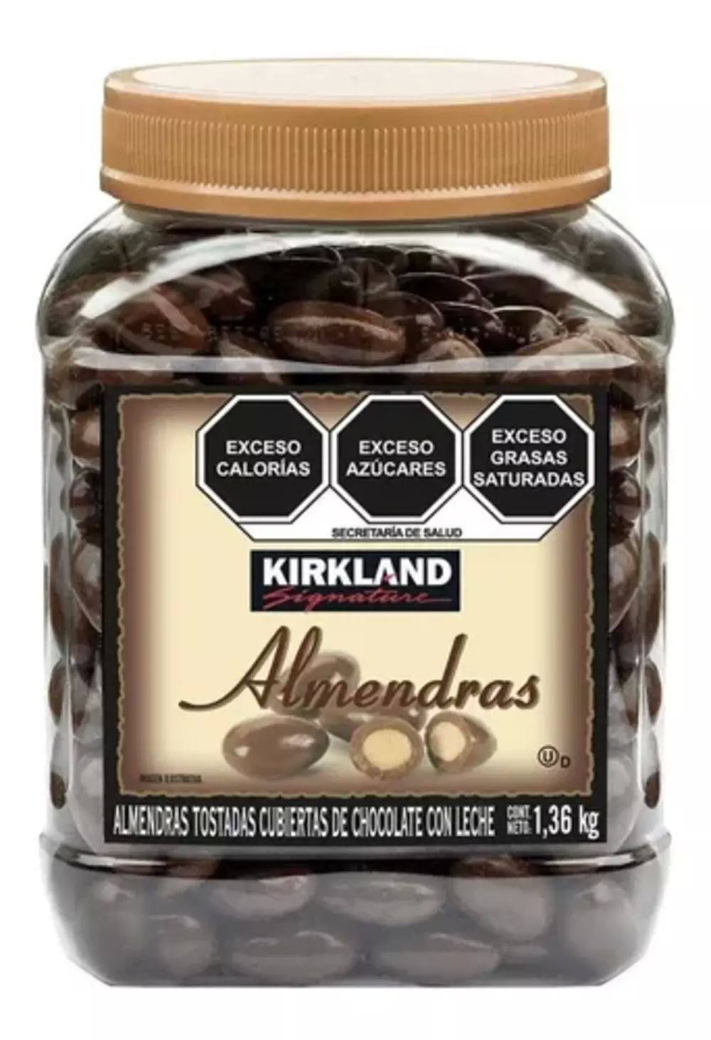 Almendras Cubiertas De Chocolate Con Leche 1.36kg Kirkland