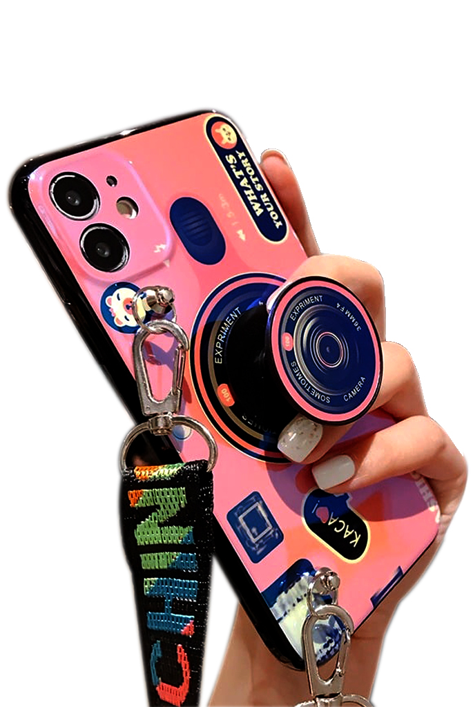 Funda Case Para iPhone Case+ Soporte Y Lanyard