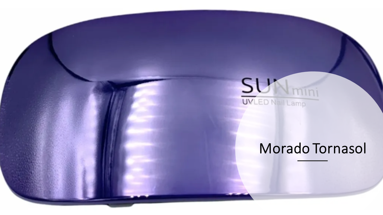 Lampara Led Uv Para Uñas Sun Mini Tornasol Colores Manicure