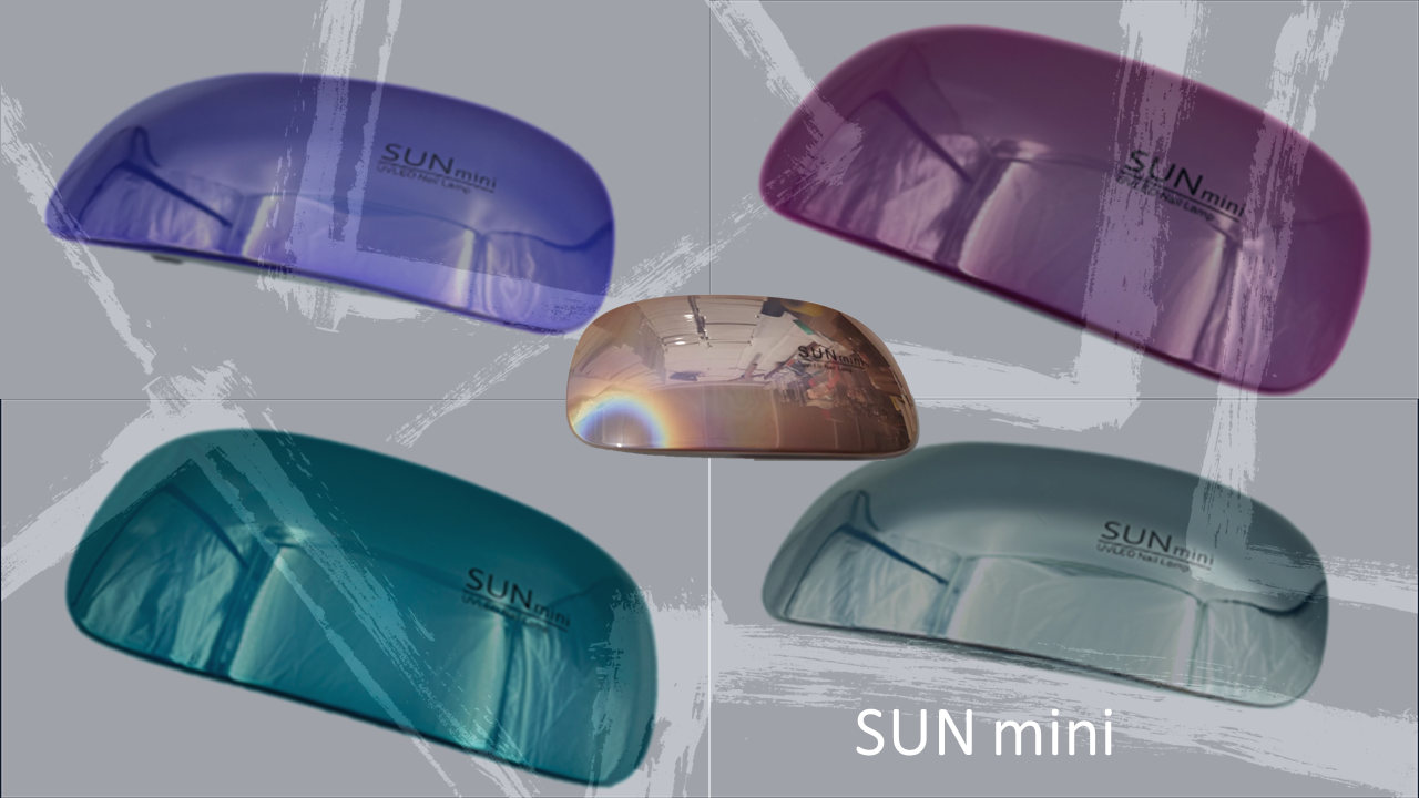 Lampara Led Uv Para Uñas Sun Mini Tornasol Colores Manicure