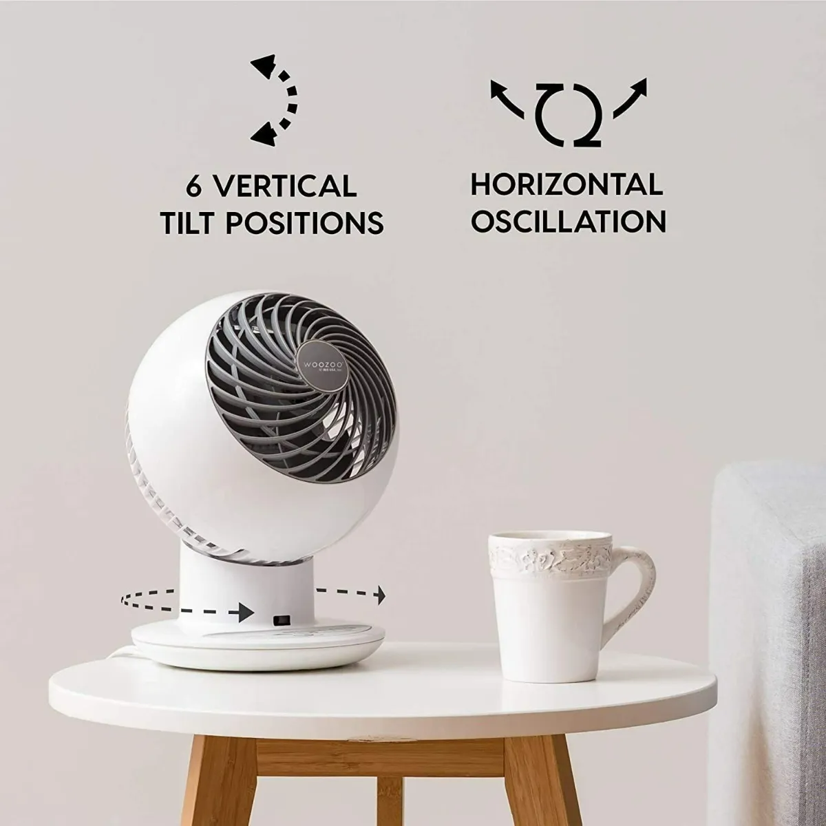 Ventilador Woozoo De Globo (5 Velocidades)