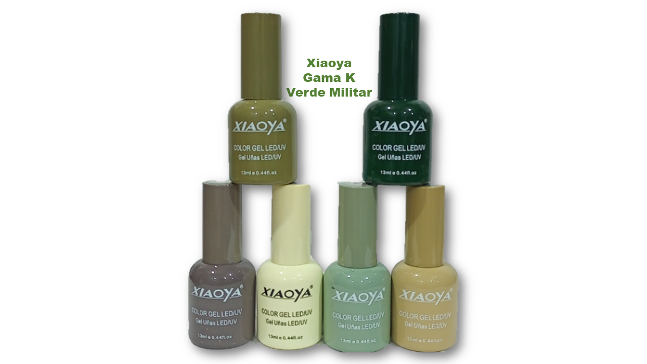 Esmalte Gel Semipermanente Uñas Xiaoya de 3 pasos Gama H