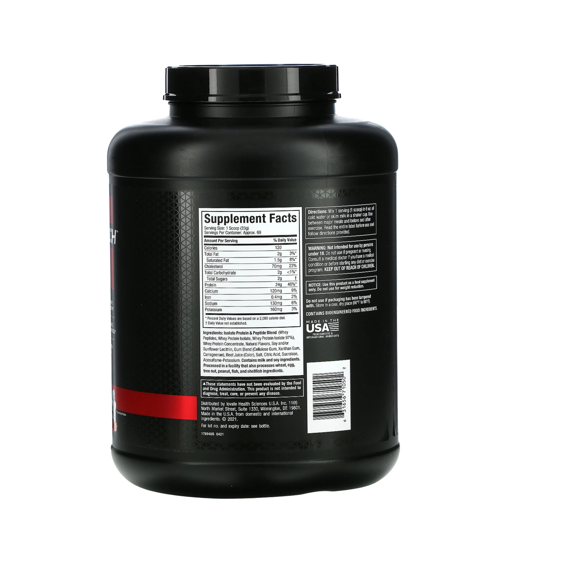 PROTEINA NITRO TECH WHEY GOLD SABOR STRAWBERRY SHORTCAKE 69 SERV