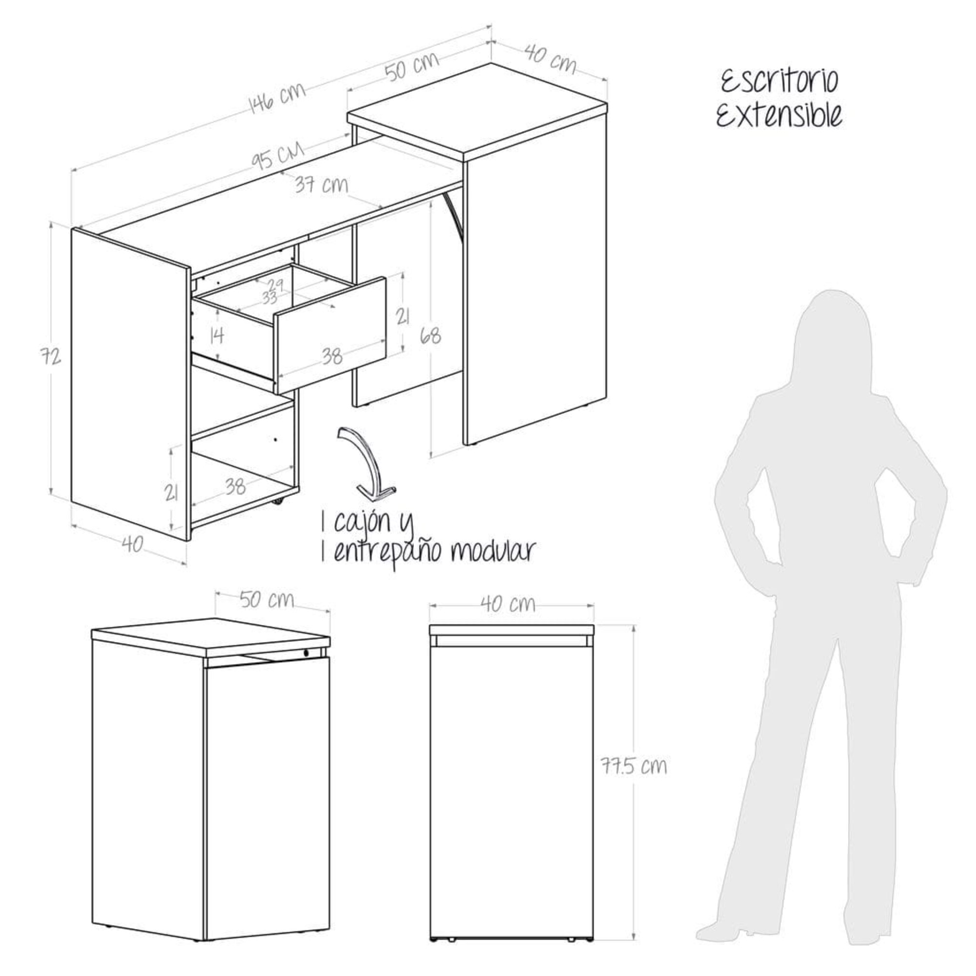 Escritorio Extensible Space