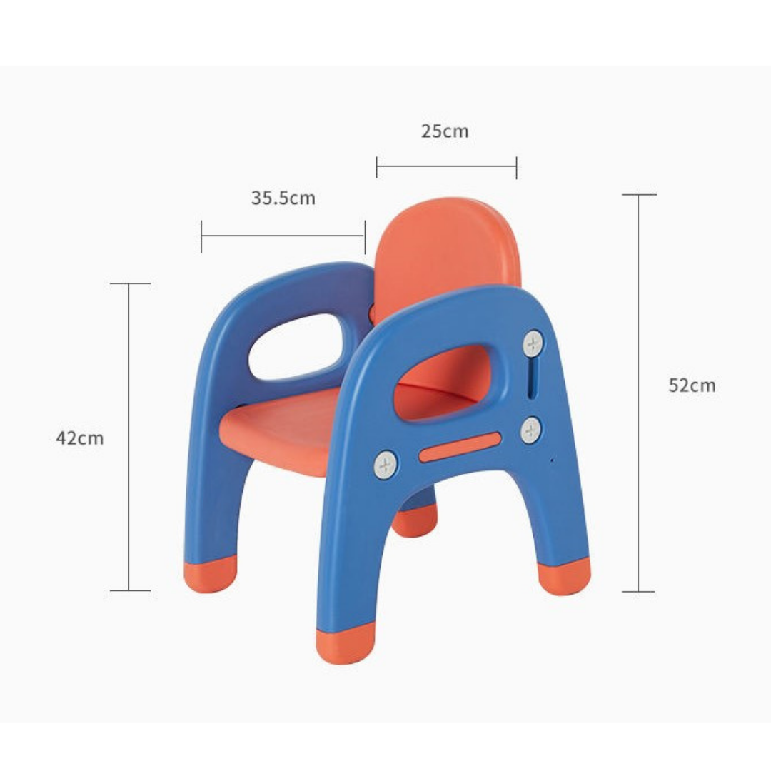 Escritorio Infantil Dinosaurio Azul y Rojo Mima 2