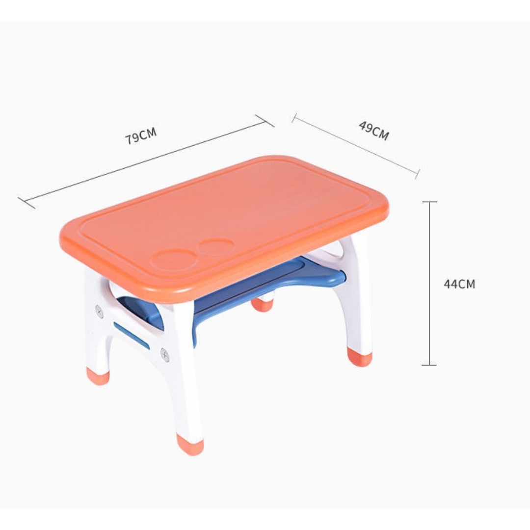 Escritorio Infantil Dinosaurio Azul y Rojo Mima 2