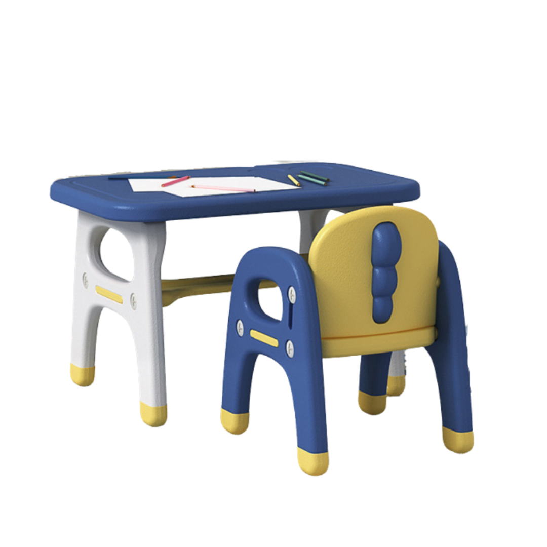 Escritorio Infantil Dinosaurio Azul y Rojo Mima 2