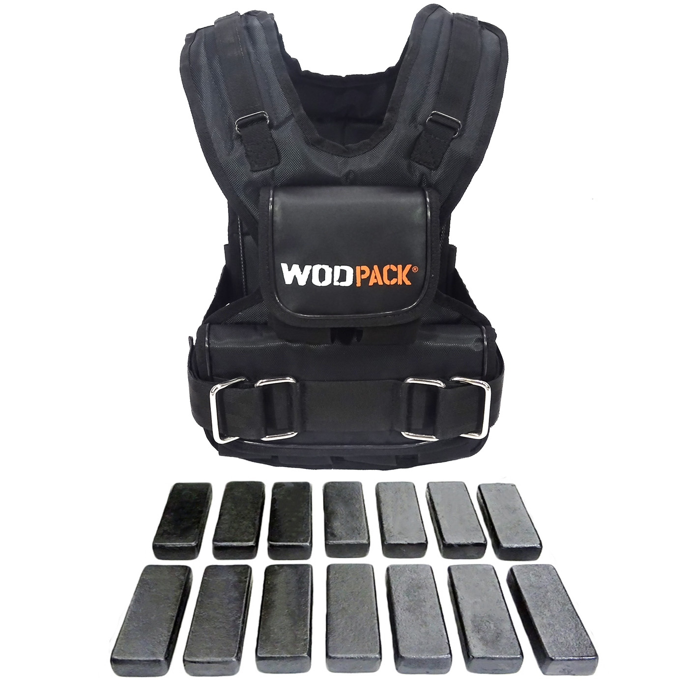 Chaleco de peso 14 K Crossfit Female Black WodPack®