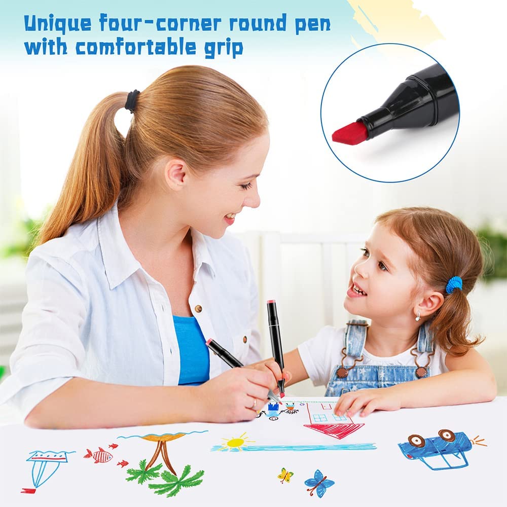 Marcadores Touch 60 Colores Punta Doble Boceto Arquitectura