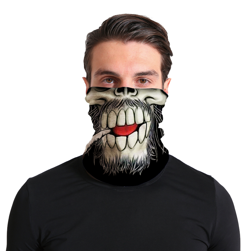 Bandana Tubular Sin Costuras Calavera Pacheca