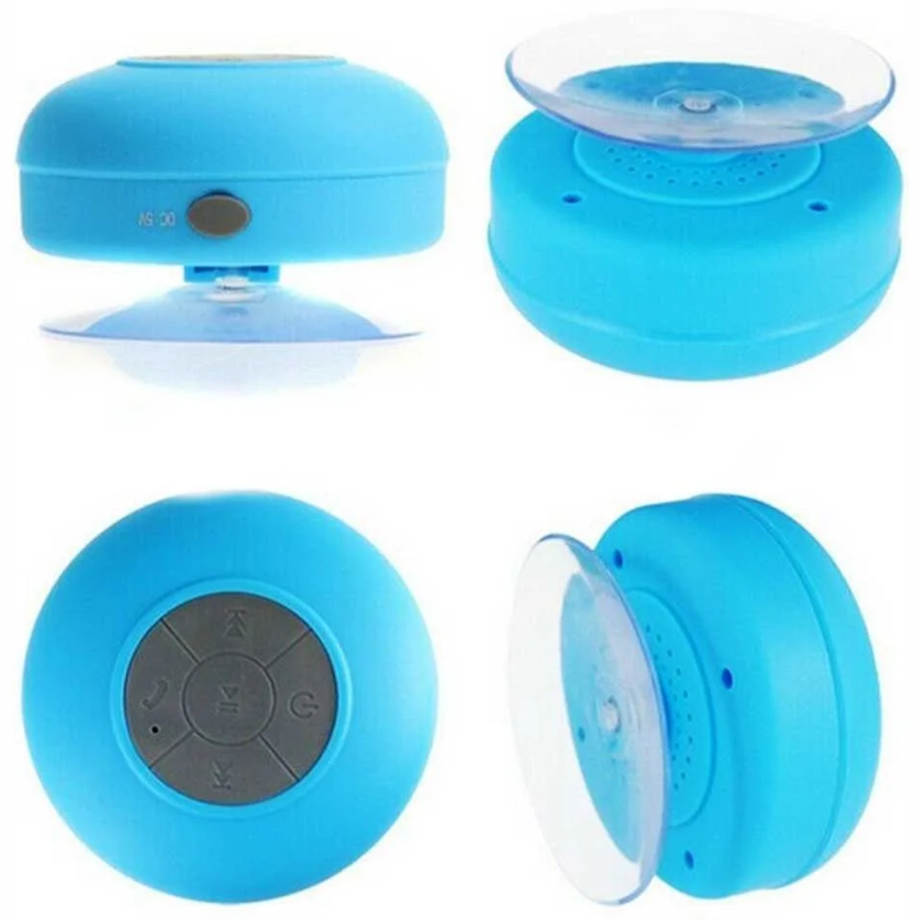 Bocina Contra Agua Bluetooth Recargable Waterproof Azul