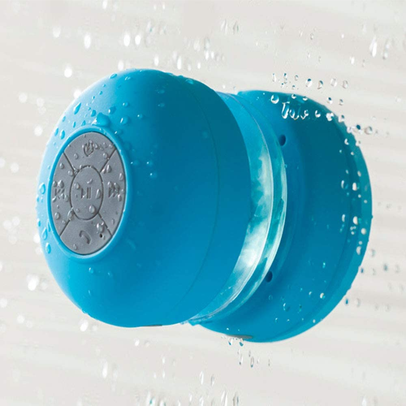 Bocina Contra Agua Bluetooth Recargable Waterproof Azul