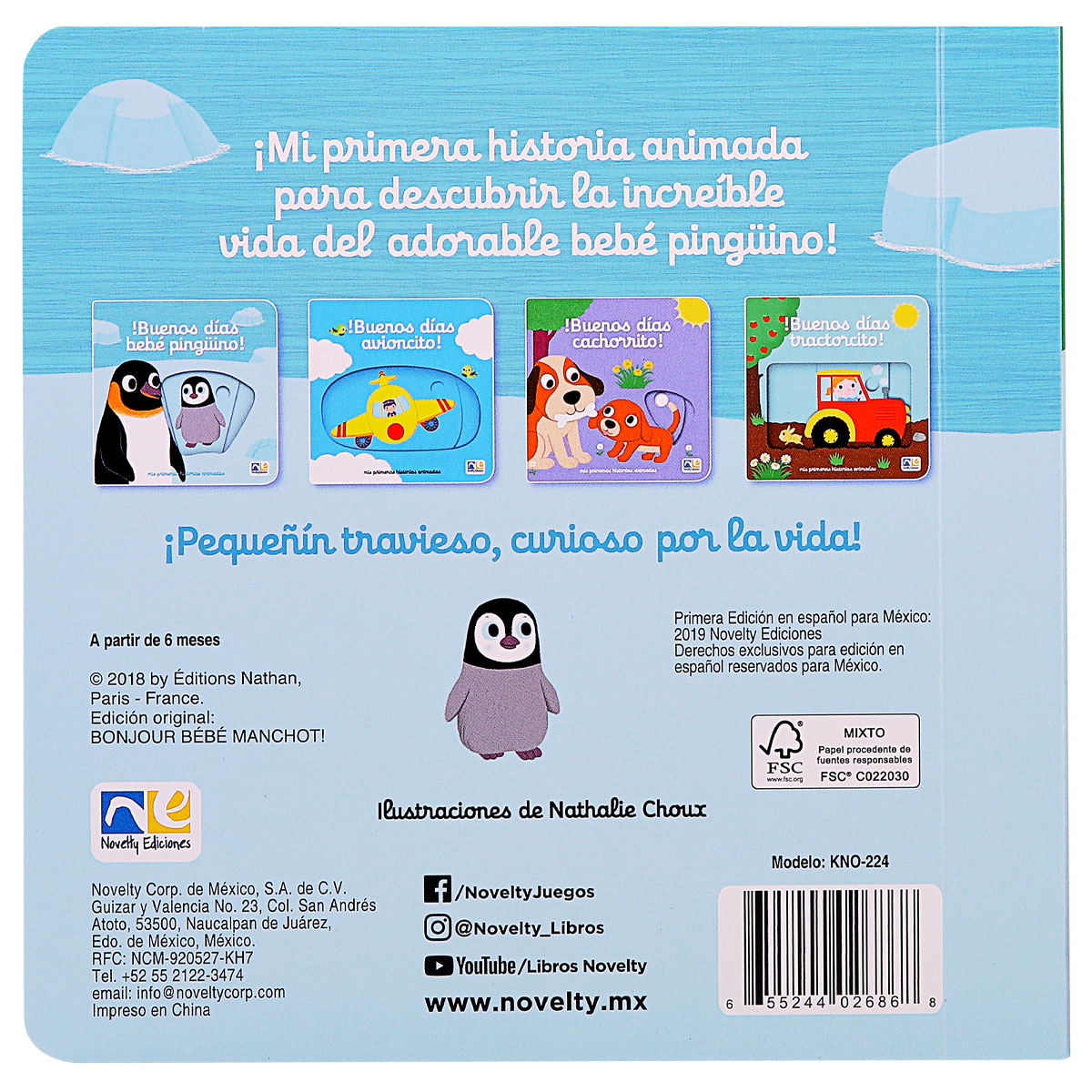 Cuento Infantil ¡Buenos Días Bebé Pingüino! - Novelty
