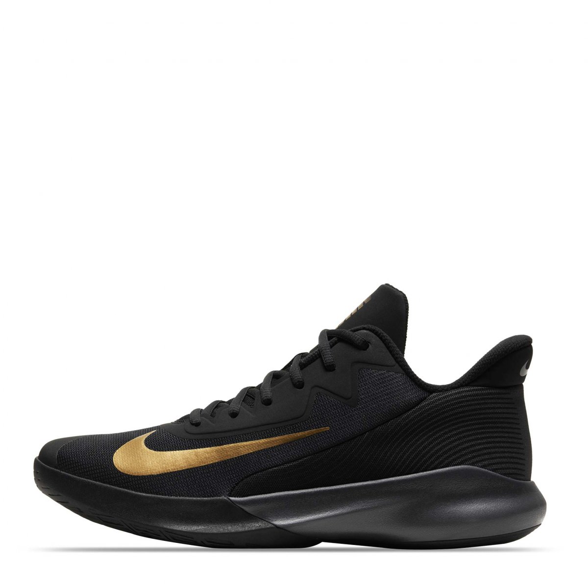 TENIS NIKE PRECISION IV BLACK METALLIC GOLD (CK1069-002)