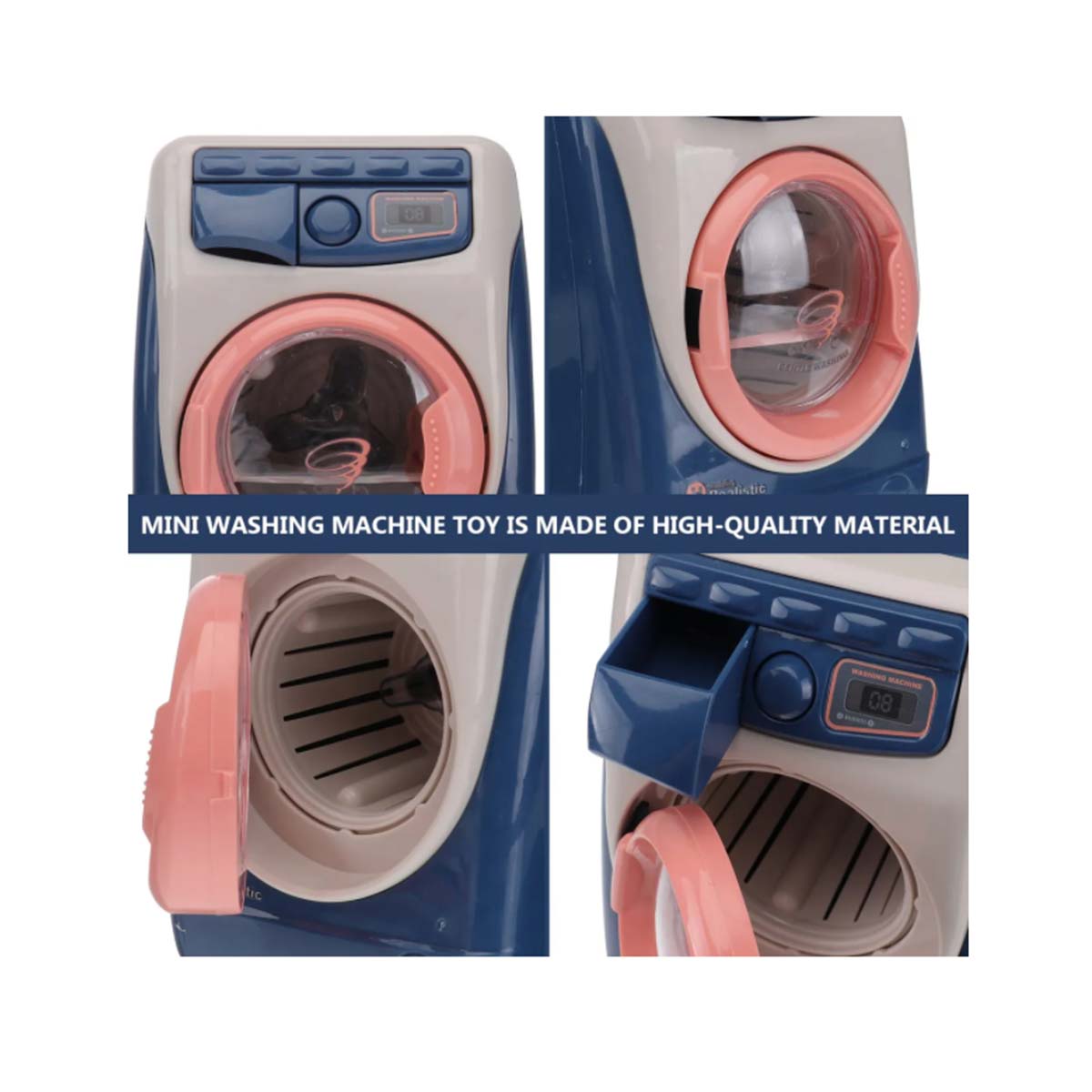 Lavadora De Juguete Electrónica Con Sonido Y Luz