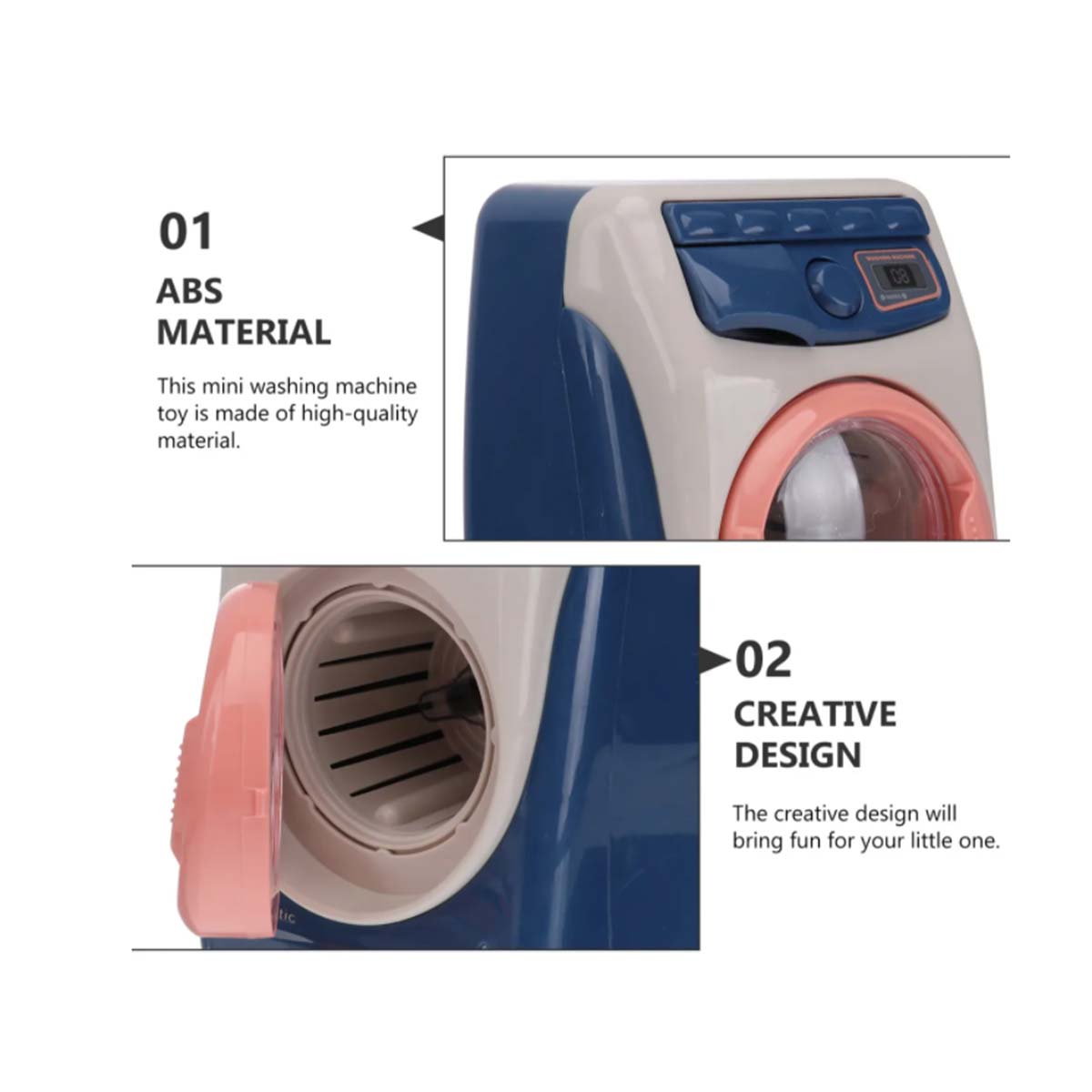 Lavadora De Juguete Electrónica Con Sonido Y Luz