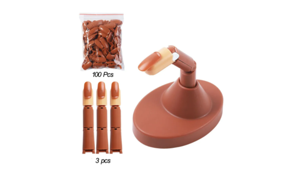 100 Dedos De Práctica. Para Diseños De Uñas Nail