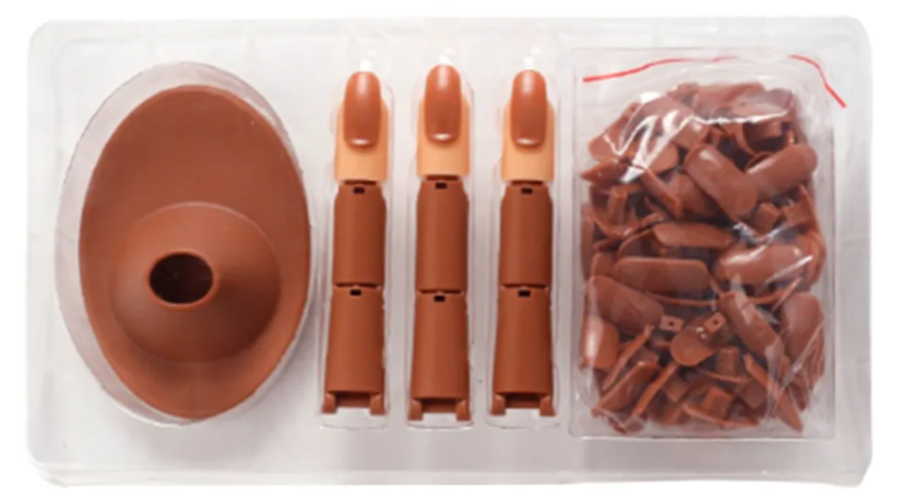 100 Dedos De Práctica. Para Diseños De Uñas Nail