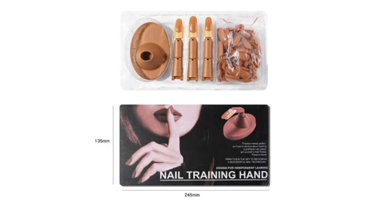 100 Dedos De Práctica. Para Diseños De Uñas Nail