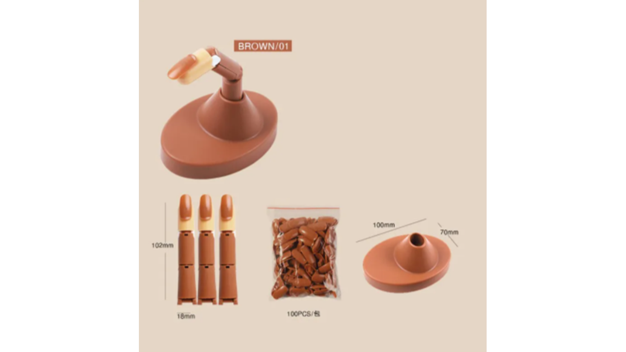 100 Dedos De Práctica. Para Diseños De Uñas Nail