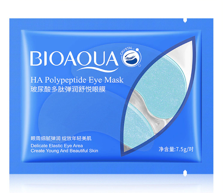 10 Sobres De Parches Para Ojos Ácido Hialurónico Hidratante Bioaqua.