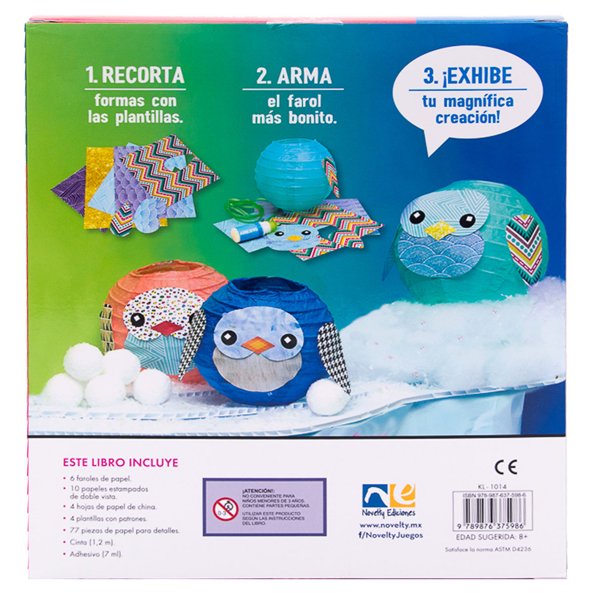 Libro de Manualidades Faroles de Papel - Novelty