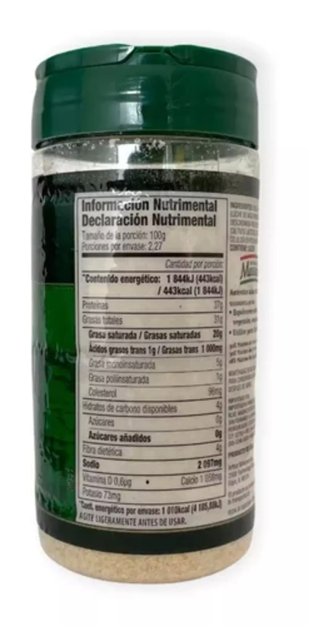 Sazonador Queso Parmesano Rallado Premium 1pz 227g Messana