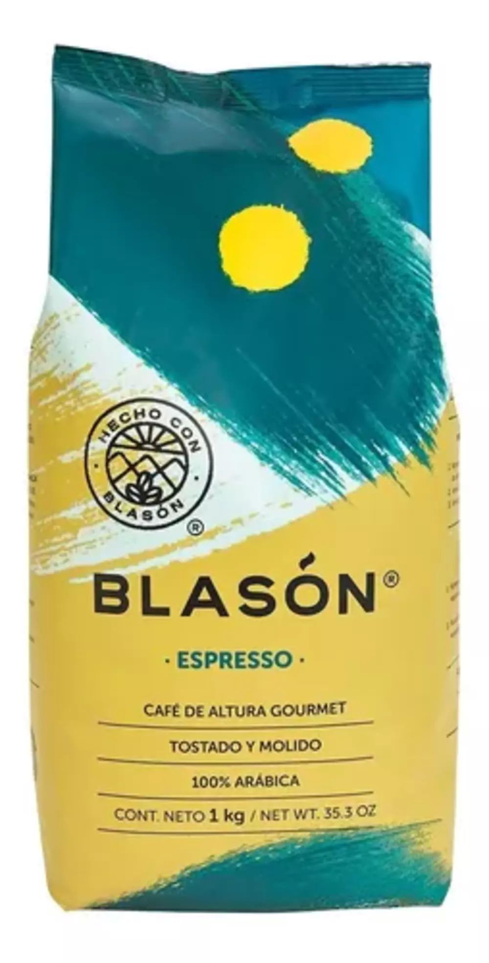 Café Espresso Molido Gourmet 100% Arábica 1 Kg Blasón