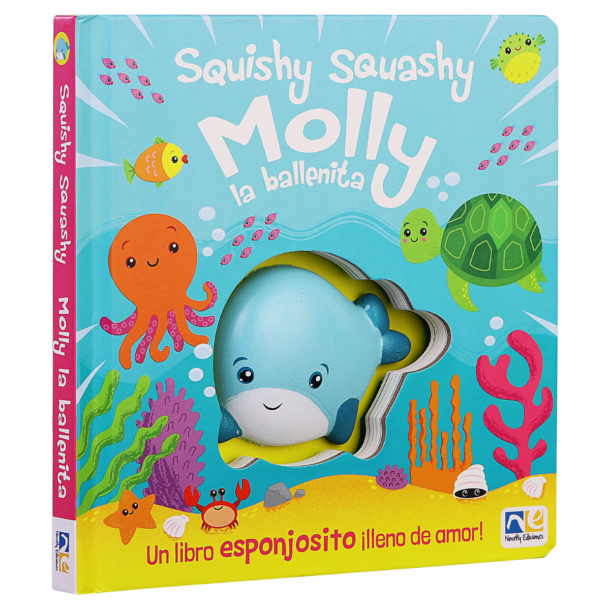 Libro Preescolar Squishy Molly Ballena - Novelty