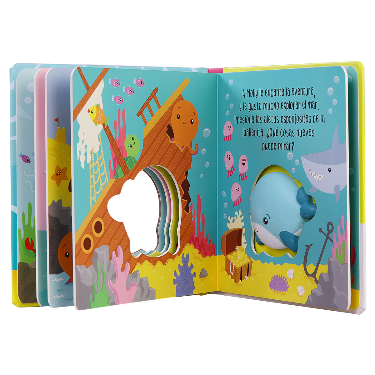 Libro Preescolar Squishy Molly Ballena - Novelty