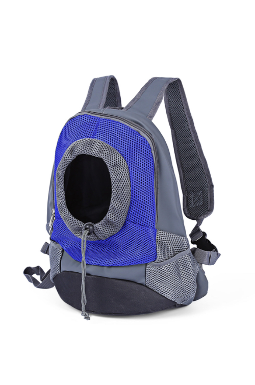 MOCHILA BACK PAK TRANSPORTADORA PARA MASCOTA DE TELA