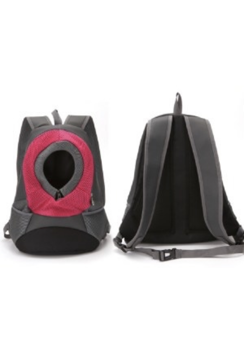 MOCHILA BACK PAK TRANSPORTADORA PARA MASCOTA DE TELA