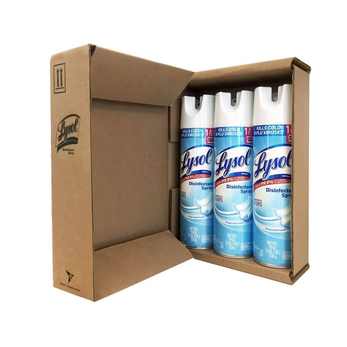 Paquete de 3 Aerosoles Desinfectantes Lysol 592711 - 475G