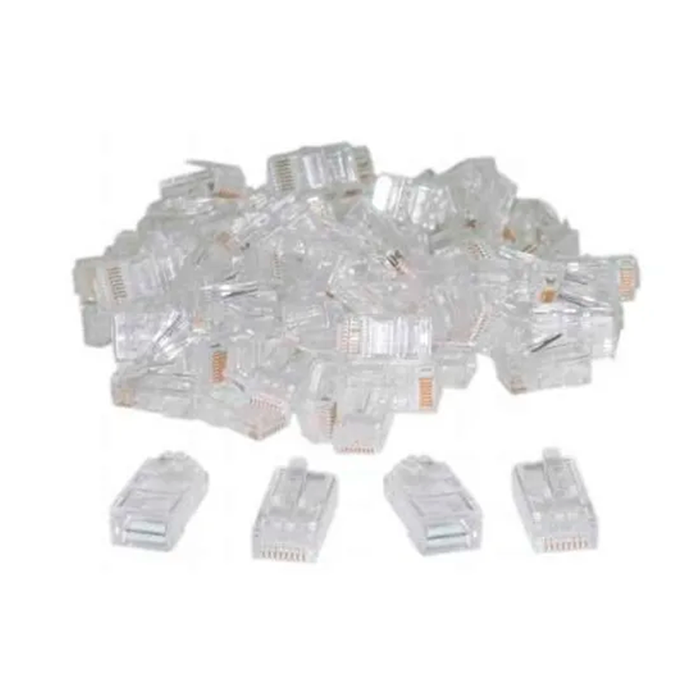 SEAFON Plug Cat 6 Rj45 Conector Red Utp Bolsa de 100 pza