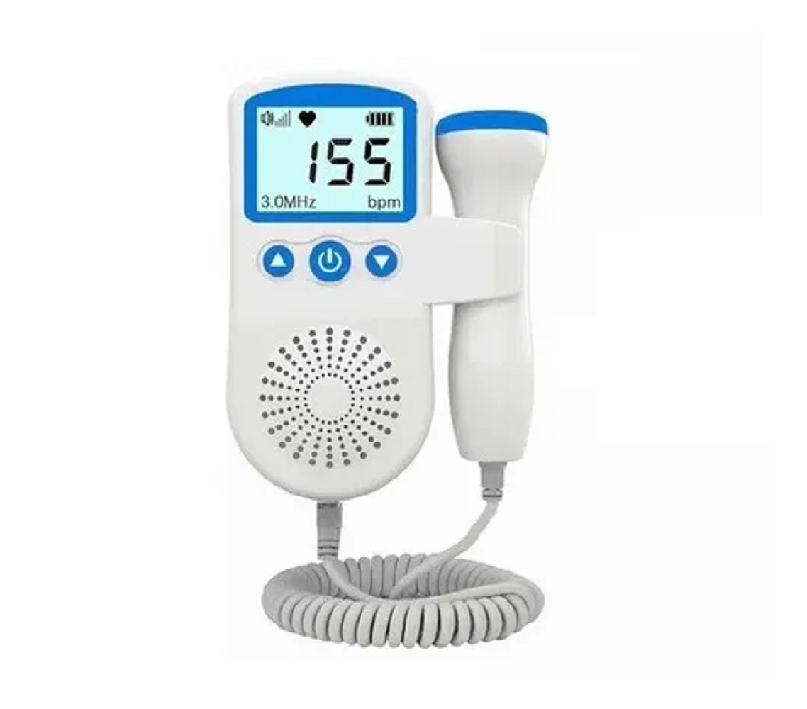 Monitor Baby Detector De Frecuencia Cardíaca Fetal Portáti Azul 