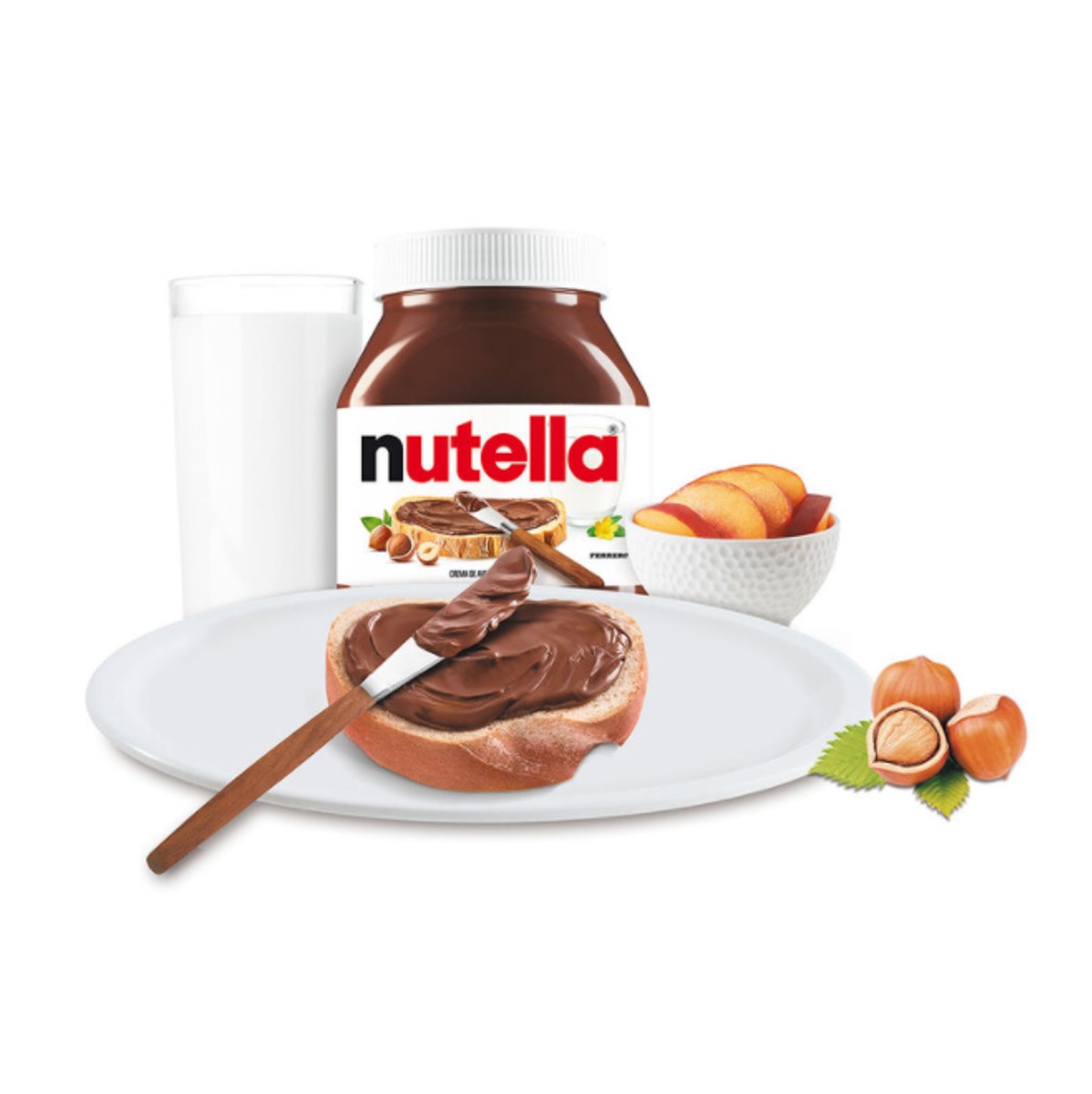 Ferrero Nutella, Crema De Avellanas Con Cacao, 750 G