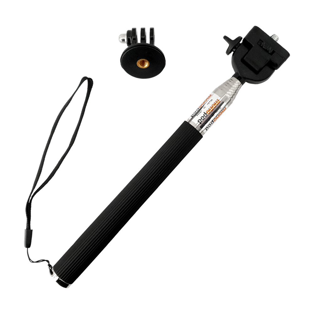 Monopod Selfie Stick Aluminio Compatible GoPro Cámaras Deportivas