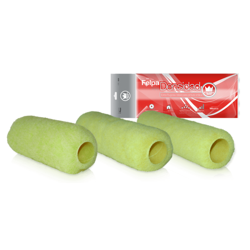 Felpa Rodillo Pintura Uso Domestico 3/8 9 Pulgadas Lisa FPB0015