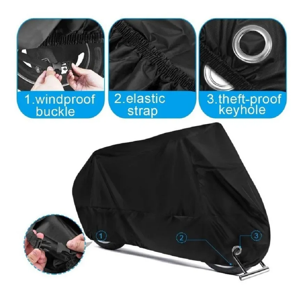 Funda A Prueba De Agua Y Polvo Para Motocicleta 