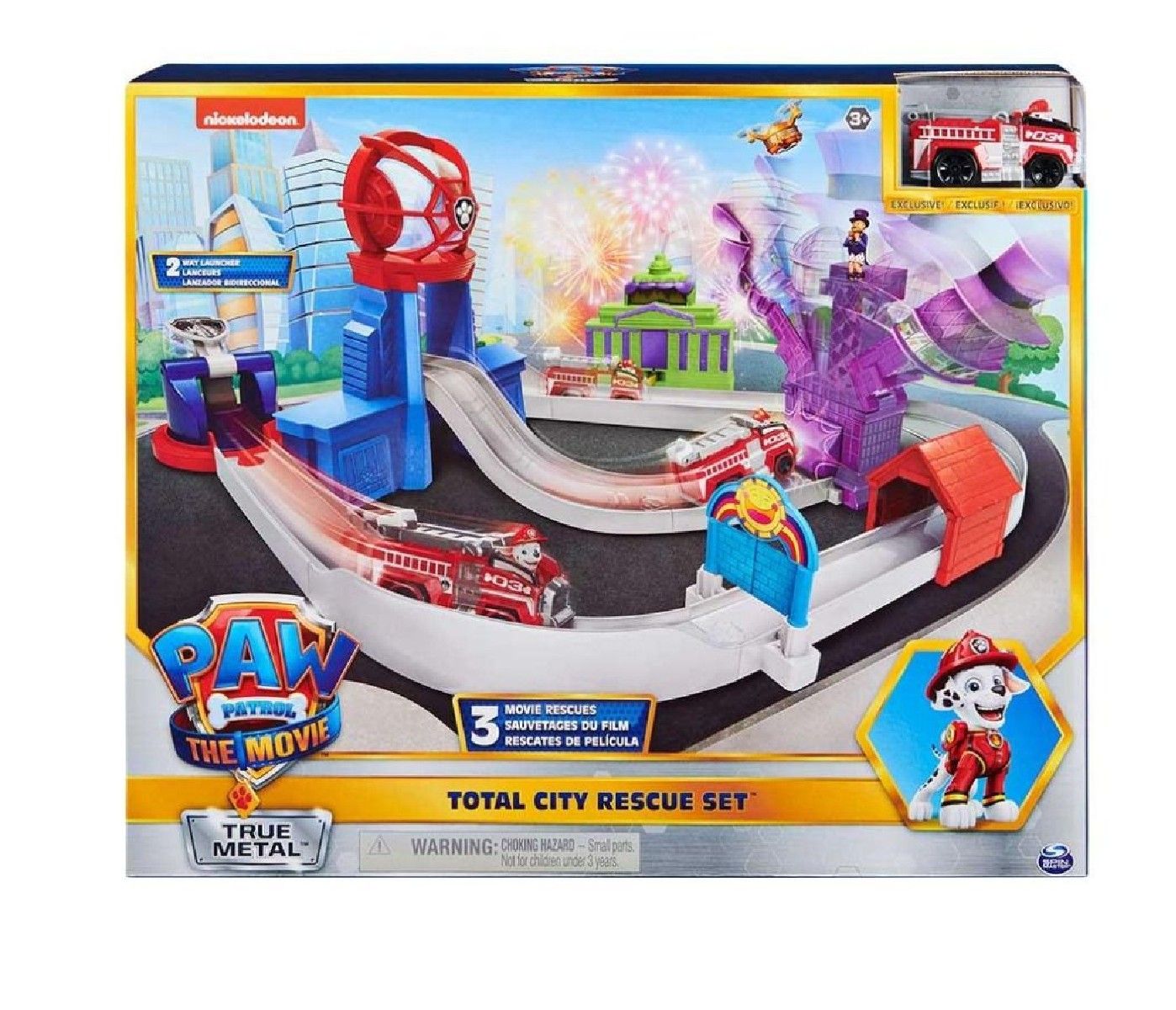 Pista Paw Patrol Rescate Total en la Ciudad