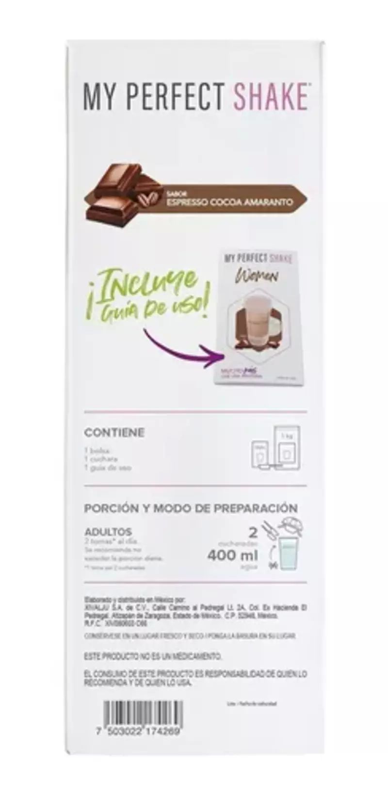  Bebida En Polvo Sabor Expresso Cocoa 1kg My Perfect Shake