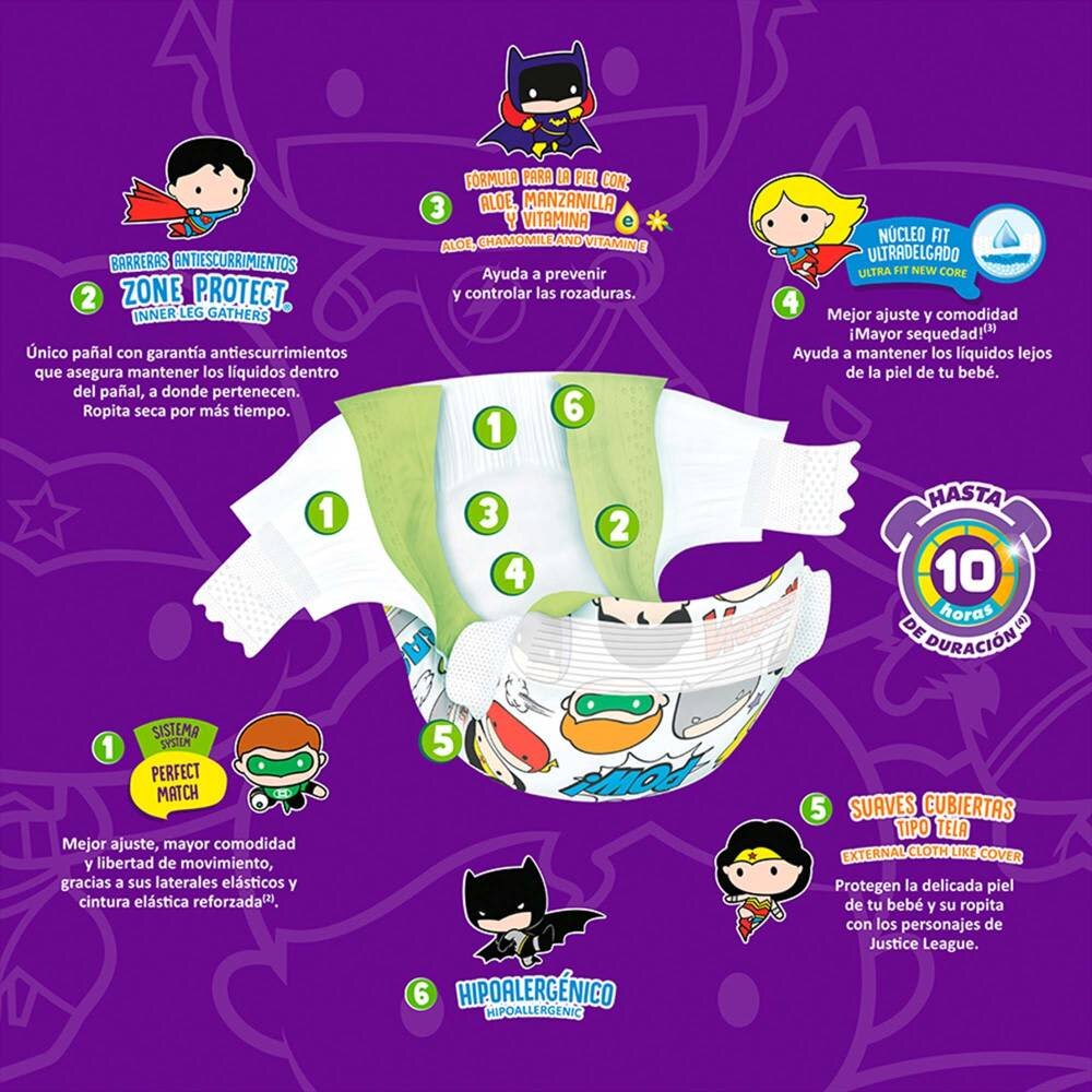 Pañales Talla 6 Chicolastic Kiddies Antifugas 120 pzas