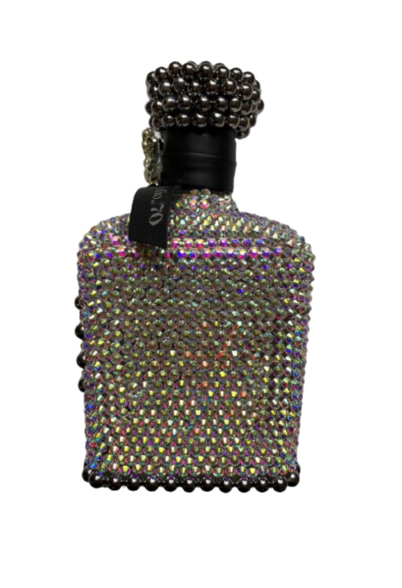 Tequila Don Julio 70 añejo cristalino 700 ml , Decorado con pedreria brillante calidad premium