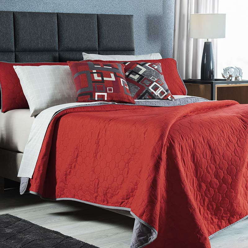 Edredón novo Rojo Individual - Vianney 