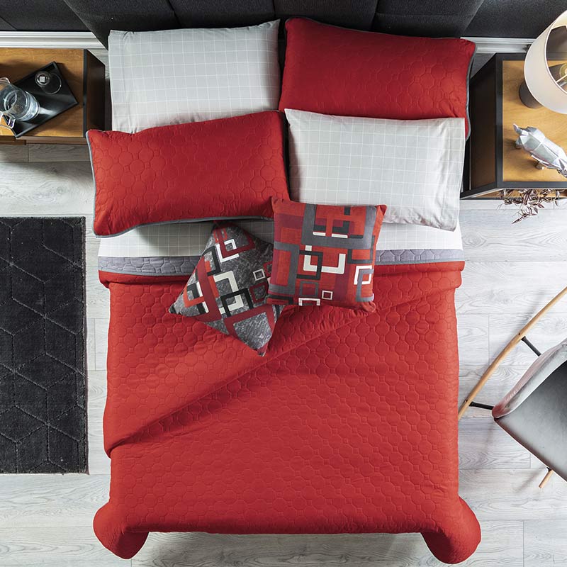 Edredón novo Rojo Individual - Vianney 