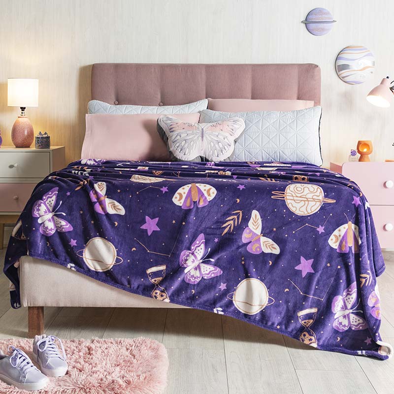 Cobertor Ligero Cosmos Frazada - Vianney 