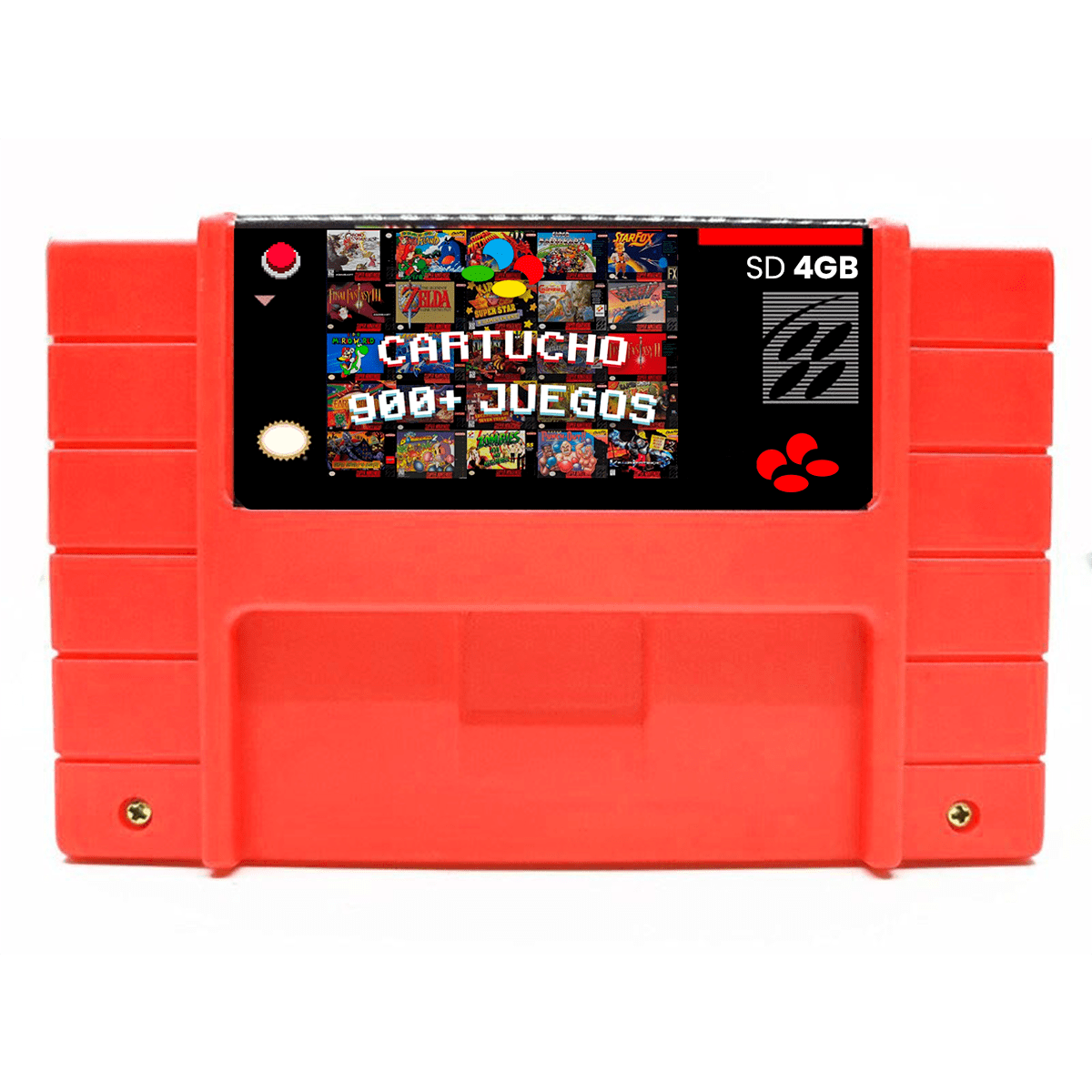 Cartucho Super Nintendo Multi Juegos Snes 4 Gb Videojuegos